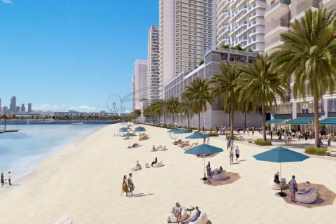 Apartmen di Dubai Harbour, Dubai, UAE 1 bilik tidur, 68.8 meter persegi № 514886 - foto 4