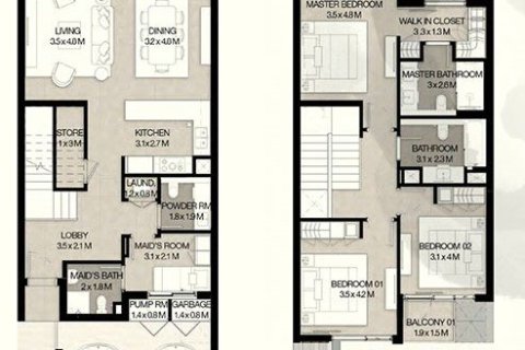 Villetta a schiera in vendita a Dubai Land, Dubai, EAU 3 camere da letto, 219 mq. № 704521 - foto 18