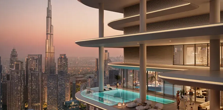 Lägenhet i Business Bay, Dubai, UAE 1 sovrum Nr. 720788