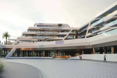 Apartman u Dubai, UAE 46.13 m2, 1 soba Br. 729513