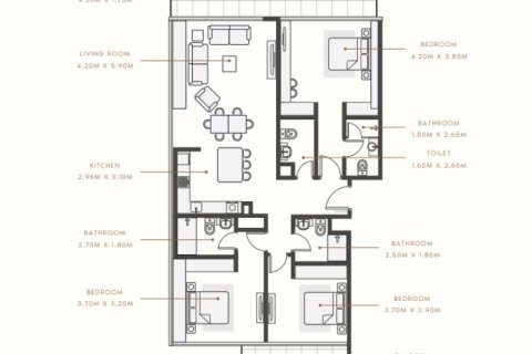 Apartment in Mohammed Bin Rashid City, Dubai, UAE 1 bedroom, 42 sq.m. № 690083 - photo 8