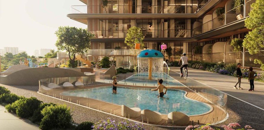 Apartamento en Dubai Production City (IMPZ), Dubai, EAU 1 dormitorio, 74.41 m² № 702825