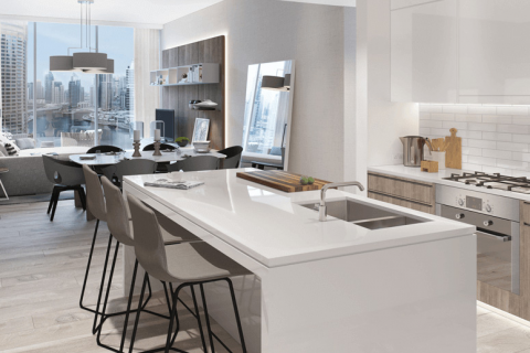 Apartmen di Dubai Marina, UAE 2 bilik tidur, 124.08 meter persegi № 637718 - foto 2