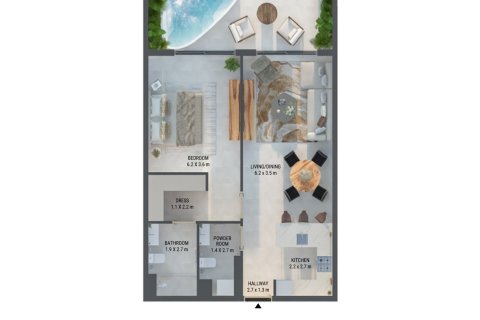 Appartement te koop in Dubai Land, Dubai, VAE 1 kamer, 45 vr.m., nr 728605 - foto 9