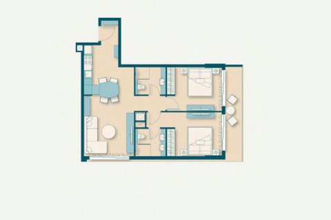 Dzīvoklis Vitality Residence Jumeirah Village Triangle, Dubaijā, AAE 1 istaba, 95 m2 Nr. 728603 - attēls 21