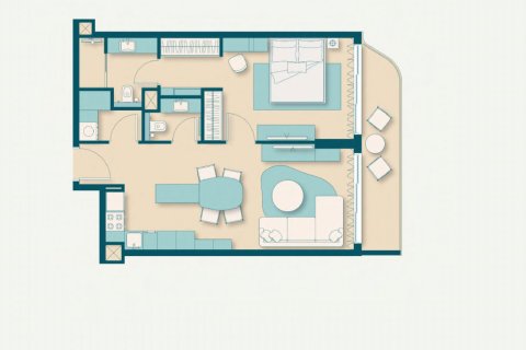 Dzīvoklis Vitality Residence Jumeirah Village Triangle, Dubaijā, AAE 1 istaba, 95 m2 Nr. 728603 - attēls 20