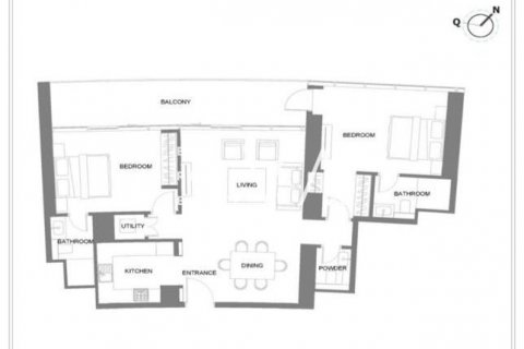 Wohnung zum Verkauf in Dubai, VAE 2 Schlafzimmer, 141.98 m2 Nr. 637485 - Foto 11