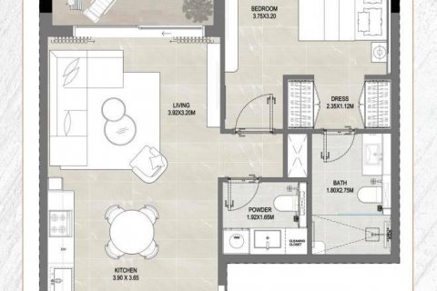 Wohnung zum Verkauf in Al Satwa, Dubai, VAE 1 Schlafzimmer, 67 m2 Nr. 630044 - Foto 2