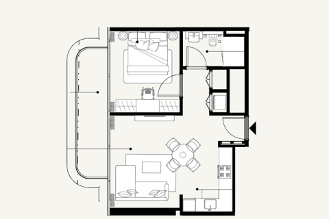 Apartment til salg i Jebel Ali, Dubai, UAE 1 værelse, 31 kvm № 732384 - foto 5