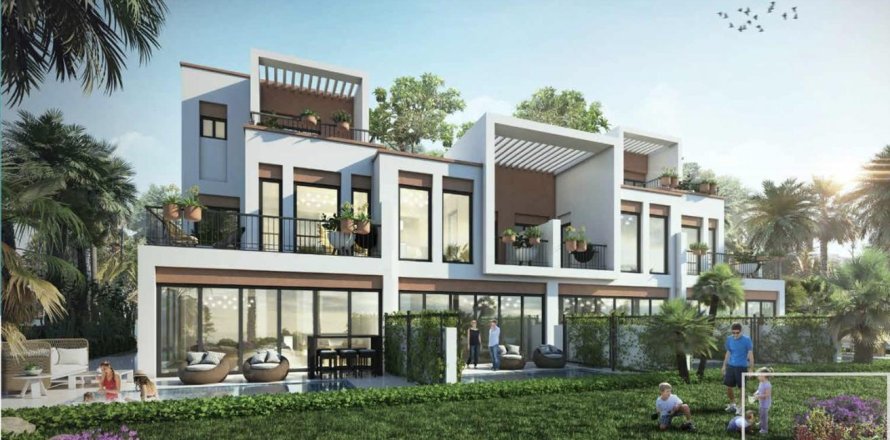 Řadový dům v Damac Lagoons, Dubai, SAE 4 ložnice, 144 m² Č.: 766809