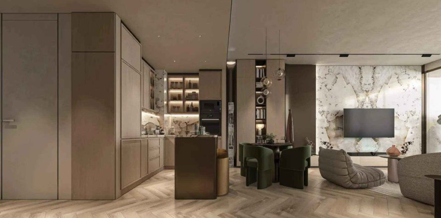 Apartmen di Sky Line by Peace Homes
 di Dubai Land, UAE 1 bilik, 51.93 meter persegi № 718258