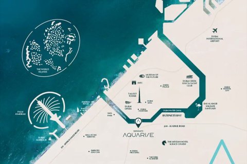 Lägenhet till försäljning i Business Bay, Dubai, UAE 2 sovrum, 125.7 kvm Nr. 647816 - fotografi 10