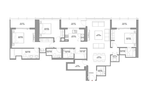 Apartmen di Ras Al Khor, Dubai, UAE 1 bilik tidur, 68 meter persegi № 689739 - foto 6
