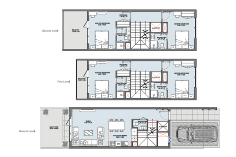 Townhouse sa Dubai Land, UAE 2 silid-tulugan, 213 sq.m. № 689738 - larawan 6