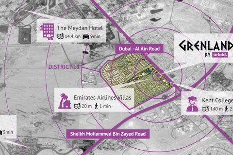 Leilighet til salgs i Dubai, Emiratene 1 soverom, 80 kvm Nr. 729468 - Foto 9