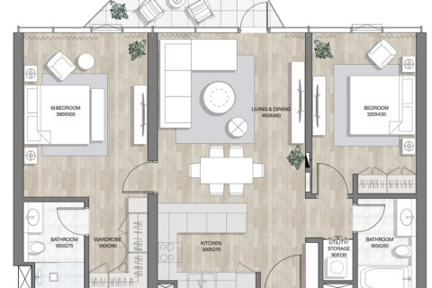 Apartment in Mina Al Arab, Ras Al Khaimah, UAE 1 room, 47 sq.m. № 728562 - photo 18