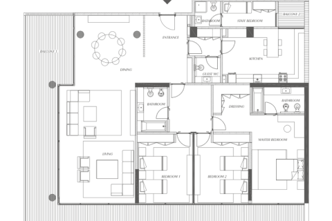 Купить квартиру в Al Zorah, Аджман, ОАЭ 1 комната, 63м2, № 689981 - фото 8