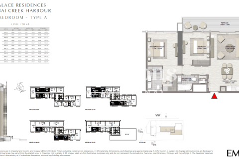 Apartamento para arrendamento em Dubai Creek Harbour (The Lagoons), Dubai, EAU 2 quartos, 101.76966232 m2 № 701991 - foto 25