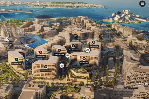 Apartmán na Saadiyat Island, Abu Dhabi, SAE 2 spálne, 208 m2 č. 717310