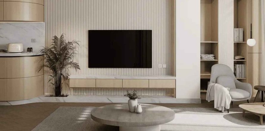 Apartmen di Whitestone Residences di Al Satwa, Dubai, UAE 1 bilik tidur, 77.15 meter persegi № 700321