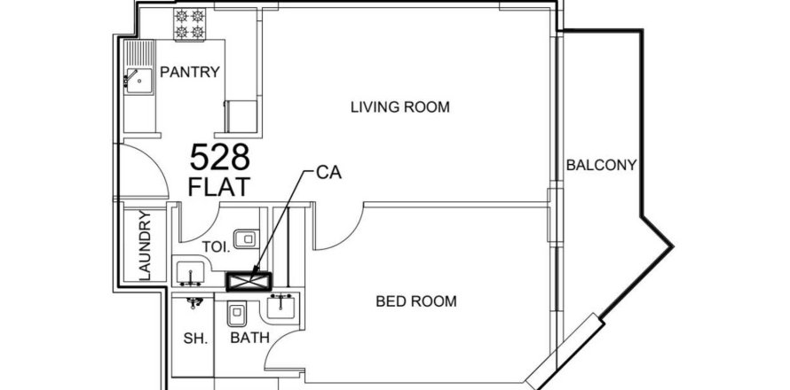 Leilighet i Al Warsan, Dubai, Emiratene 1 soverom, 66.22 kvm nr. 647589