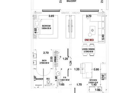 Huoneisto Jumeirah Village Circle, Dubai, Arabiemiraatit 1 huone, 37 m2 № 690026 - kuva 6