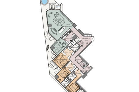 Business Bay, Dubai, UAE의 판매용 아파트 침실 2개, 593제곱미터 번호 690025 - 사진 8