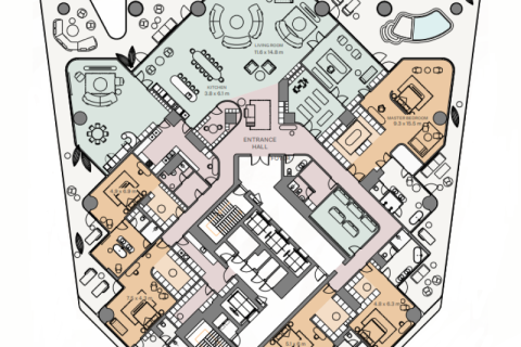 Business Bay, Dubai, UAE의 판매용 아파트 침실 2개, 593제곱미터 번호 690025 - 사진 11