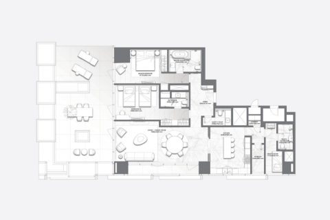 Apartmen di Business Bay, Dubai, UAE 2 bilik tidur, 167 meter persegi № 690023 - foto 10