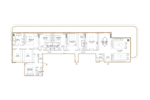 Apartment sa Palm Jumeirah, Dubai, UAE 1 silid-tulugan, 161 sq.m. № 690024 - larawan 9