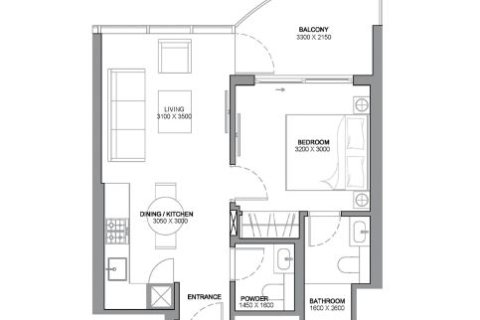 Apartmán v Dubai, SAE 1 spálňa, 52 m2 č. 728478 - Fotografia 16