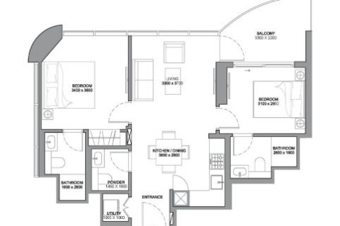 Apartmán v Dubai, SAE 1 spálňa, 52 m2 č. 728478 - Fotografia 17