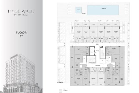 Lakás itt: Al Satwa, Dubai, EAE, 1 szoba, 42 m², azonosító: 728463 - fénykép 18