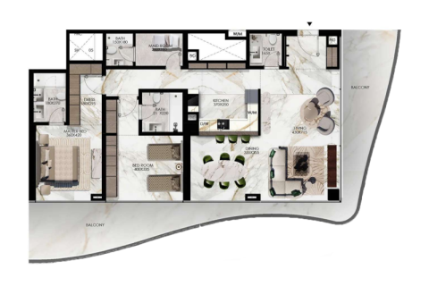 آپارتمان برای فروش در  Al Reem Island، Abu Dhabi، امارات متحده عربی  1 خوابه ، 74 متر مربع ، شماره 690284 - تصویر 5