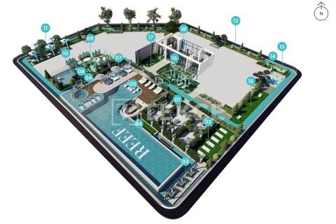 Lakás itt: Dubai Land, EAE, 1 szoba, 43 m², azonosító: 730824 - fénykép 15