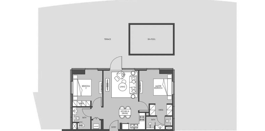 Apartamento em Nadd Al Sheba, Dubai, EAU 2 quartos, 313.18 m2 № 714084