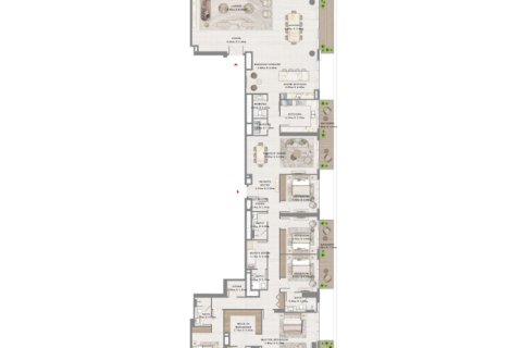 Apartament na sprzedaż w Dubai Harbour, Dubai, ZEA 1 sypialnia, 53 mkw., nr 690172 - zdjęcie 7