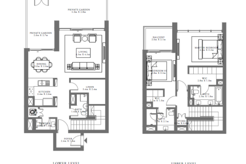 דירה למכירה ב Dubai Hills Estate, Dubai, איחוד האמירויות  1 חדר שינה, מספר 690173 - תמונה 10