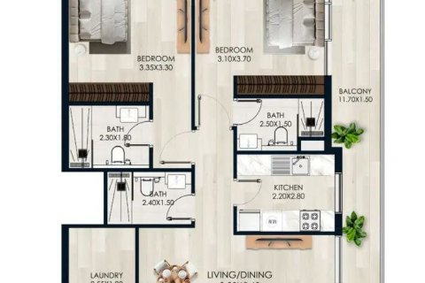 Dubai, BAE’de satılık daire 2 yatak odası, 117 m&sup2; No 686664 - fotoğraf 19