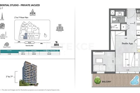 Apartamento en venta en Dubai Land, Dubai, EAU 1 habitación, 39 m2 № 751361 - foto 21