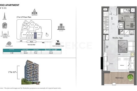 Apartamento en venta en Dubai Land, Dubai, EAU 1 habitación, 39 m2 № 751361 - foto 20