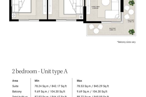 Dzīvoklis Town Square, Dubaijā, AAE 1 istaba, 56 m2 Nr. 728442 - attēls 10