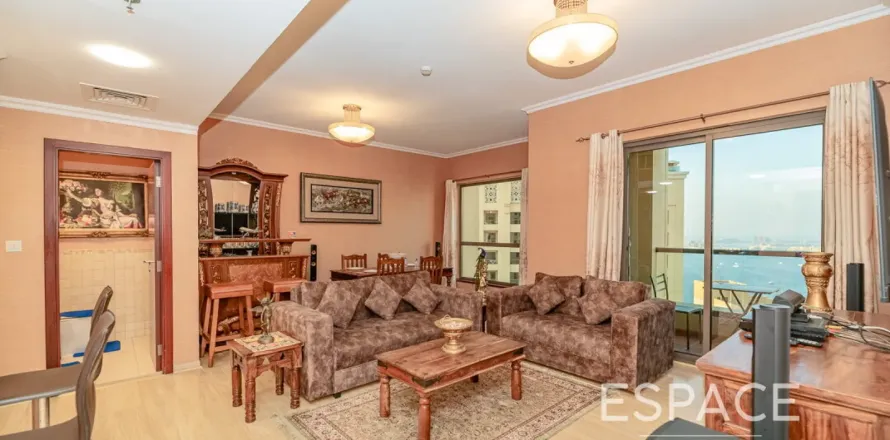 דירה ב Jumeirah Beach Residence, Dubai, איחוד האמירויות 2 חדרי שינה, 123 מ"ר מספר 738412