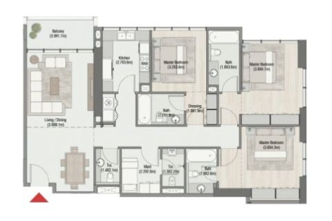 Lakás a SOUTH LIVING lakóparkban itt: Dubai South (Dubai World Central), EAE, 41 m², azonosító: 728668 - fénykép 11