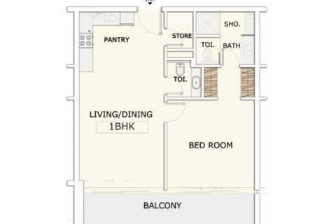 Apartament na sprzedaż w Arjan, Dubai, ZEA 1 sypialnia, 77 mkw., nr 732494 - zdjęcie 10