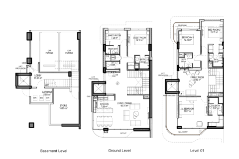 Dzīvoklis Yas Island, Abu Dhabijā, AAE 1 istaba, 39 m2 Nr. 732489 - attēls 10