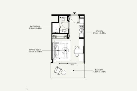 Müüa korter asukohaga Dubai, AÜE: 34 m² Nr 751864 - pilt 10