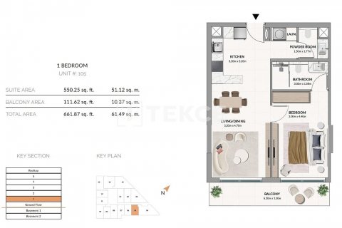 Lakás itt: Meydan, Dubai, EAE, 1 hálószoba, 70 m², azonosító: 634478 - fénykép 21