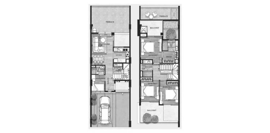 Řadový dům v Terva Homes v Dubai, SAE 3 ložnice, 215.53 m² Č.: 712023