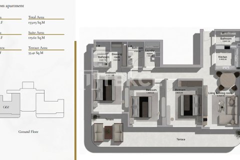 Apartment in Al Warsan, Dubai, UAE 1 room, 36 sq.m. № 730764 - photo 15